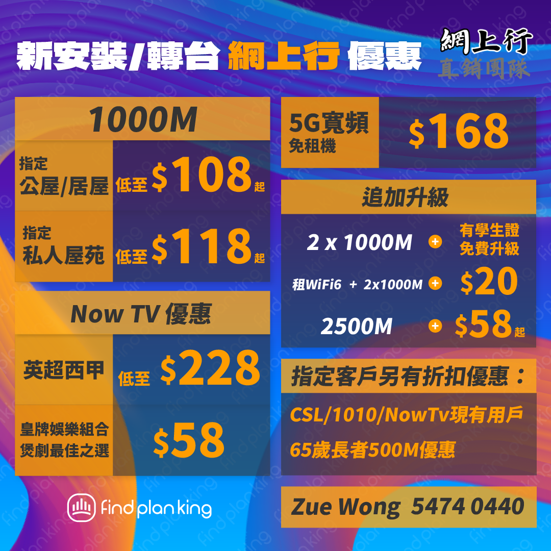 ❗️即日更新❗️網上行光纖入屋🛜最齊